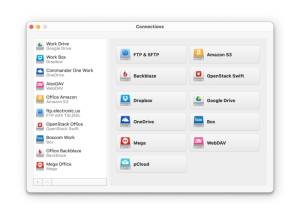 CloudMounter for Mac screenshot
