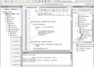 Code::Blocks forMac OS X screenshot