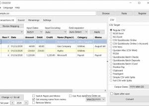 software - CSV2CSV for Mac 4.0.155 screenshot