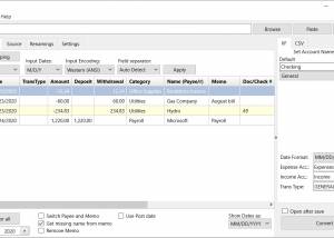 CSV2IIF for Mac screenshot