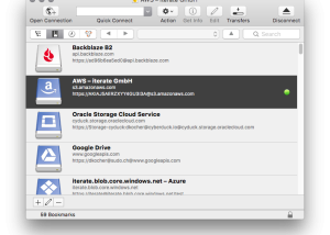 Full Cyberduck for Mac OS X screenshot