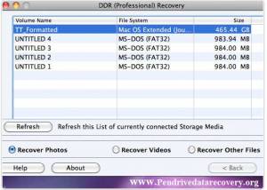 Data Recovery Software for Mac screenshot