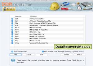 Datarecovery Mac screenshot