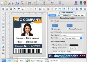 software - Design ID Card Software for Mac 11.6 screenshot