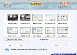 Digital Camera MAC Recovery Software screenshot