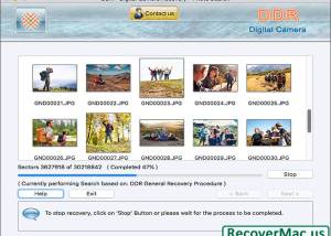 software - Digital Camera Retrieval Tool For Mac 5.8.9.3 screenshot