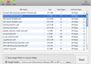 software - Docany PDF to JPG Converter for Mac 1.0.1 screenshot