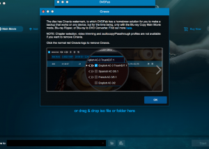 DVDFab CinaviaRemoval HD for Mac screenshot