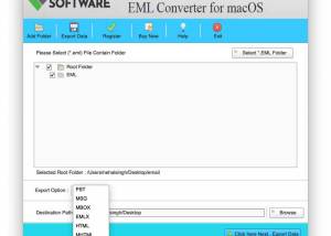 software - EML File Converter for Mac 1.0 screenshot