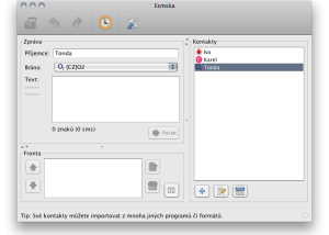 Esmska for Mac screenshot