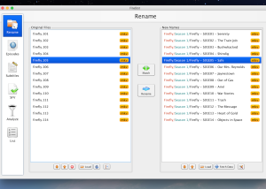 software - FileBot for Mac OS X 5.1.3 screenshot