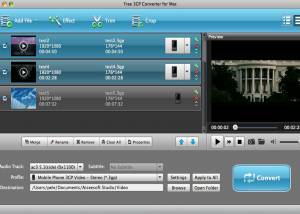 software - Free 3GP Converter for Mac 6.3.8 screenshot