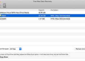 Free Mac Data Recovery screenshot