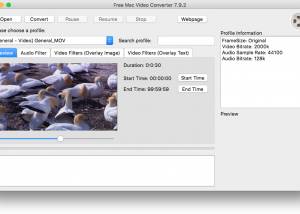 software - Free Mac Video Converter 7.9.2 screenshot