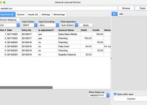 General Journal Entries for macOS screenshot