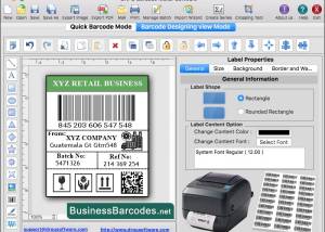 Generate Barcode Software for Mac screenshot