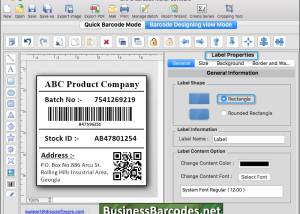 Generate Mac Barcode Label App screenshot