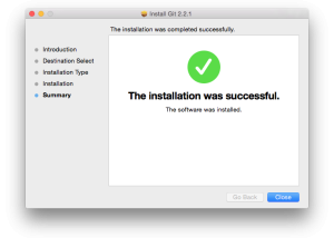 software - Git for Mac OS X 2.33.0 screenshot