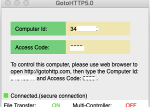 GotoHTTP for MacOS screenshot