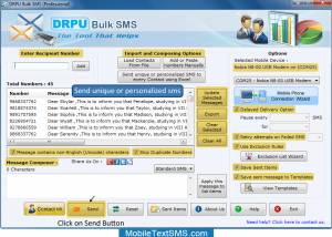 software - GSM Mobile SMS Software for Mac 9.0.2.3 screenshot