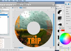 software - Home Disc Labels, Mac CD/DVD Label Maker 1.9.5 screenshot