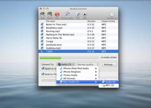 iAudioConverter for Mac screenshot