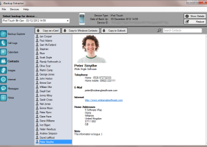 iBackup Extractor for Mac screenshot