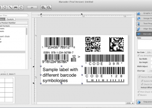 iBarcoder for Mac OS X screenshot