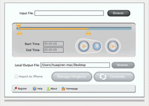 software - iCoolsoft iPhone Ringtone Maker for Mac 3.1.08 screenshot