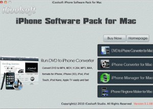 iCoolsoft iPhone Software Pack for Mac screenshot