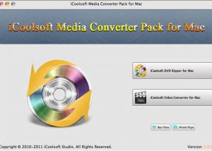 iCoolsoft Media Converter Pack for Mac screenshot