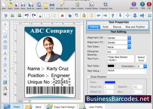 software - ID Badges Maker Software for Employee 6.1.3.1 screenshot