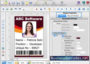 ID card Software for Mac screenshot