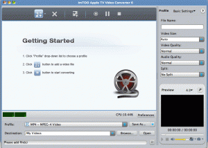 ImTOO Apple TV Video Converter for Mac screenshot