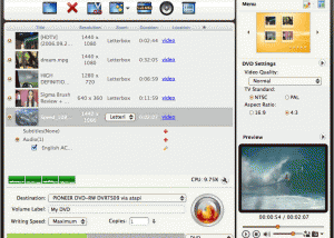 ImTOO DVD Creator for Mac screenshot