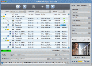 software - ImTOO DVD Ripper Standard for Mac 7.0.0.1121 screenshot