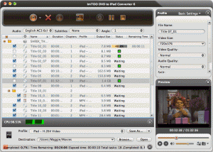 ImTOO DVD to iPad Converter for Mac screenshot