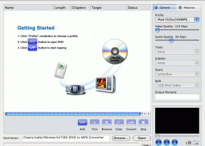 ImTOO DVD to MP4 Converter for Mac screenshot