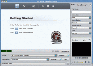 software - ImTOO HD Video Converter for Mac 6.5.2.0310 screenshot