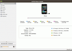software - ImTOO iPhone Transfer for Mac 4.0.3.0311 screenshot