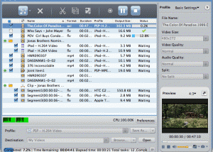 software - ImTOO Video Converter Platinum for Mac 7.0.0.1121 screenshot
