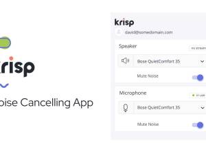 Krisp for Mac screenshot