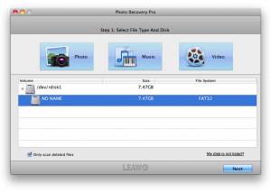 software - Leawo Photo Recovery for Mac 2.1.0 screenshot