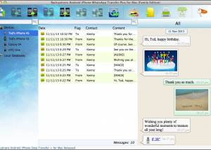 software - Mac Android iPhone WhatsApp Transfer + 3.1.10 screenshot