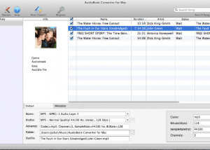 Mac Audio Book Converter screenshot