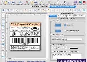 Mac Barcode Generate screenshot