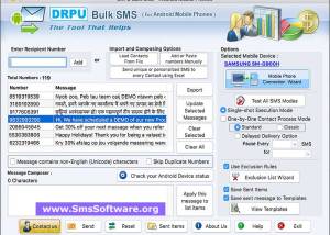 software - Mac Bulk SMS Android software 10.3.2.1 screenshot