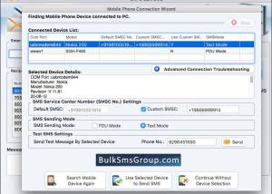 Mac Bulk SMS Software screenshot