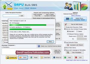 Mac Bulk SMS Software for Android Phones screenshot