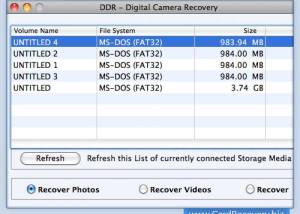 Mac Camera Recovery screenshot